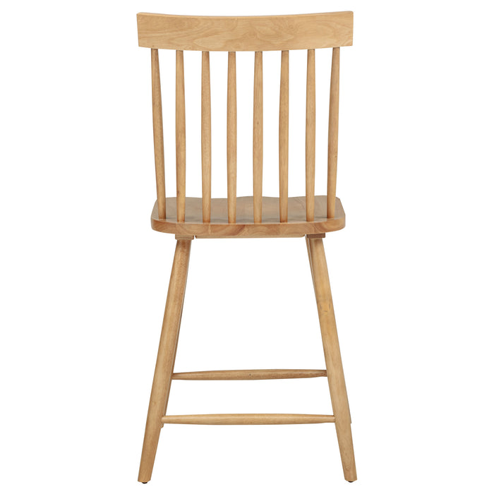 Andrews Windsor Counter Height Dining Side Chair Light Ash (Set of 2)