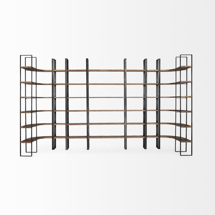 Six Tier Bookcase (392226) - Brown