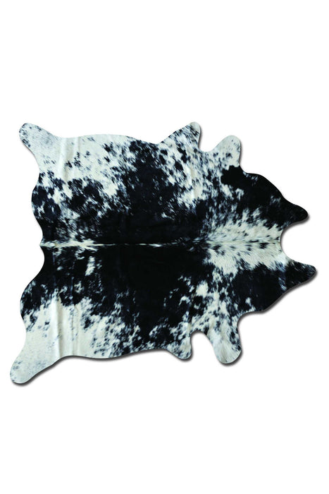 6' x 7' Cowhide Cowhide Area Rug - Black And White