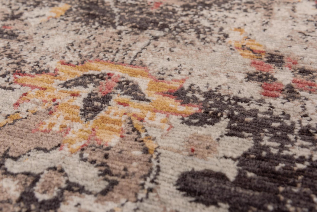 9' X 12' New Zealand Lambs Wool Oriental Hand Carved Handmade Area Rug (747840) - Brown / Beige / Apricot