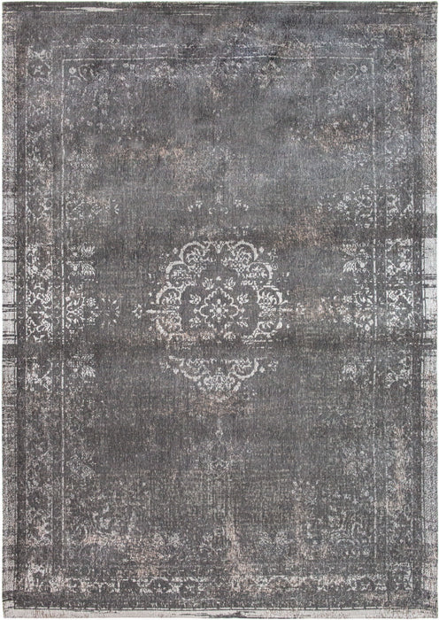 7' x 9' Medallion Non Skid Area Rug - Gray