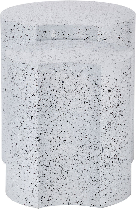 Dimple - Modular End Table - Terazzo Finish