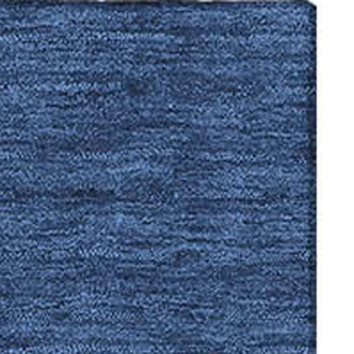 10' X 14' Geometric Washable Area Rug With UV Protection (702371) - Navy Blue / Beige / Ivory