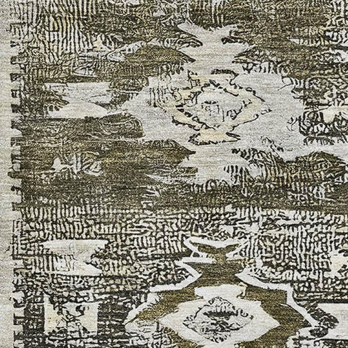 10' X 14' Southwestern Washable Area Rug With UV Protection (696422) - Brown / Taupe / Beige