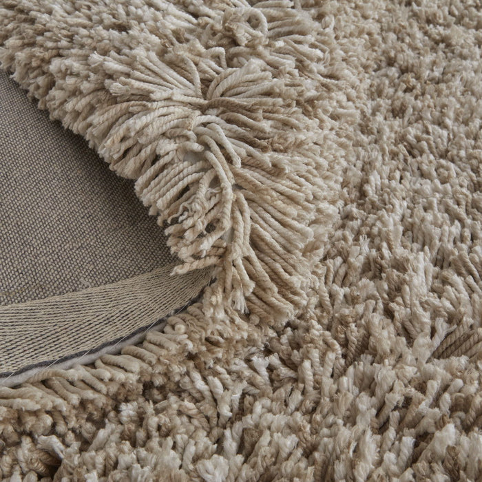 9' x 12' Shag Hand Tufted Polyester Area Rug - Gray