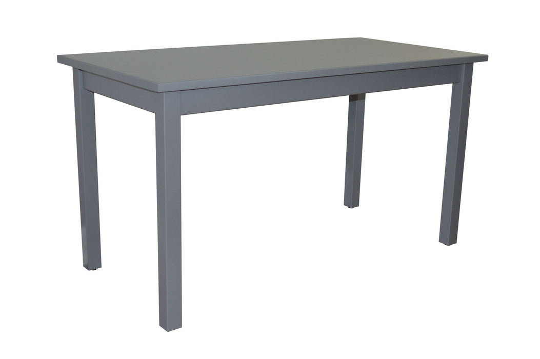 60" Solid Wood Dining Room Table - Gray