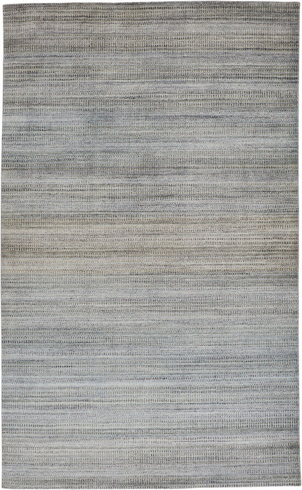 10' x 13' Ombre Hand Woven Area Rug - Blue Gray And Purple
