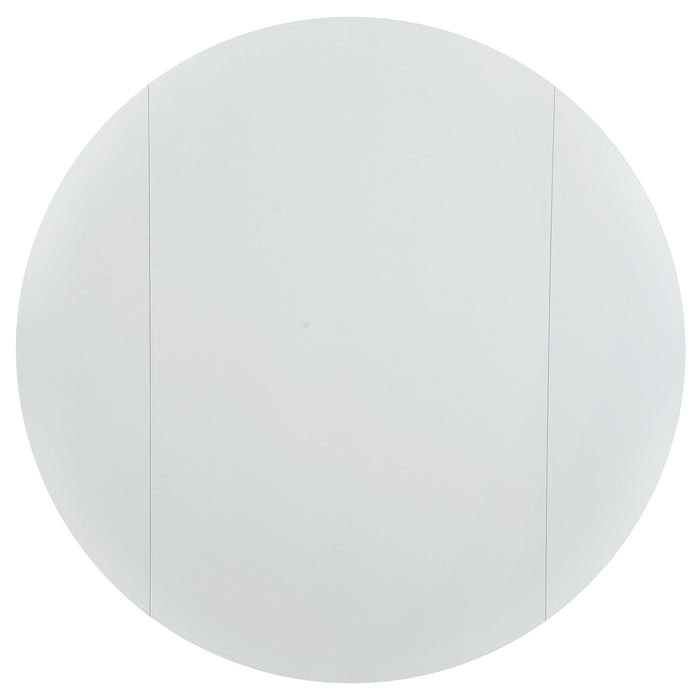 Bucknell 3-piece Round Drop Leaf Dining Table Set White