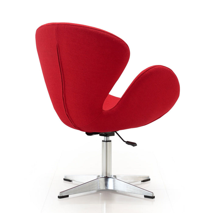 Manhattan Raspberry - Swivel Lounge Chair