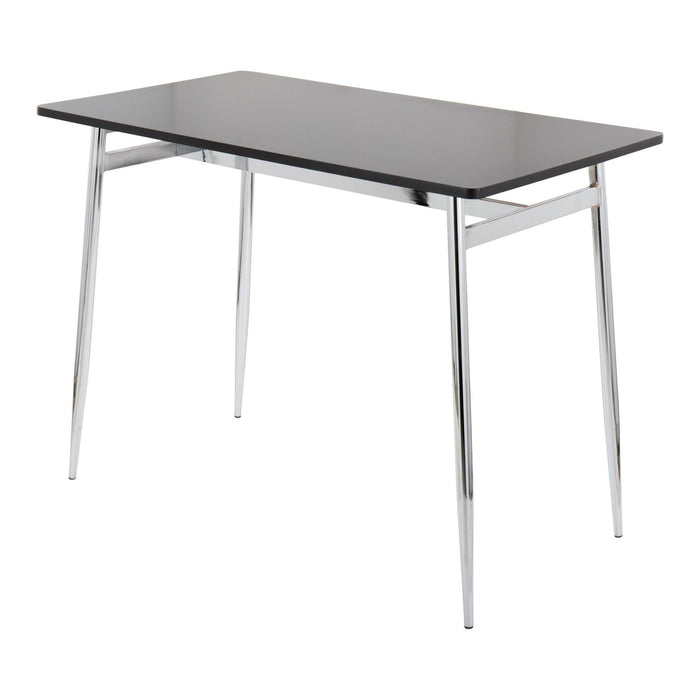 Marcel - Counter Table - Chrome Base