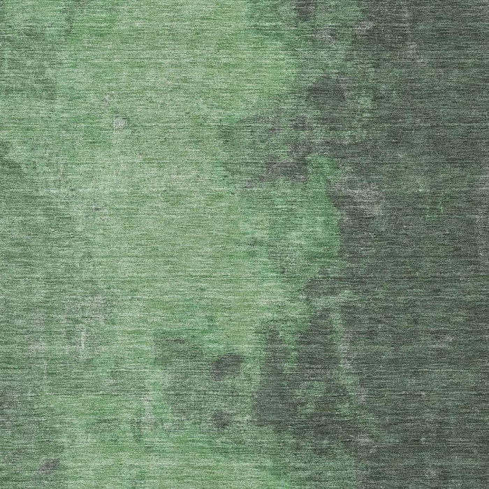 10' X 14' Abstract Washable Area Rug With UV Protection (699836) - Fern Green / Sage