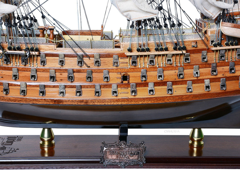 Hand Painted Model Boat (624631) - Light Brown