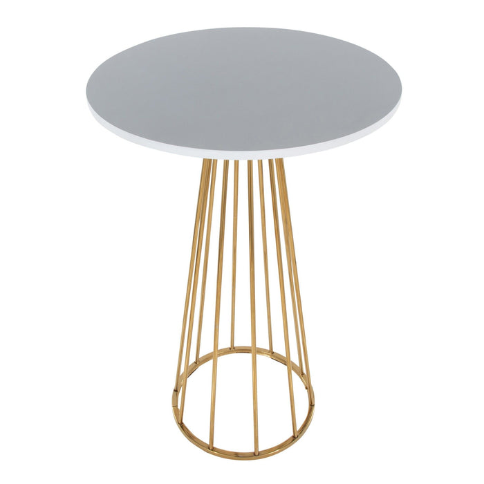 Canary - Bar Table - Gold Metal