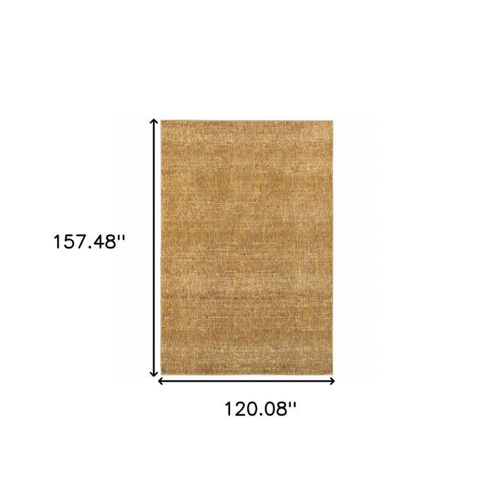 10' x 13' Power Loom Area Rug - Brown