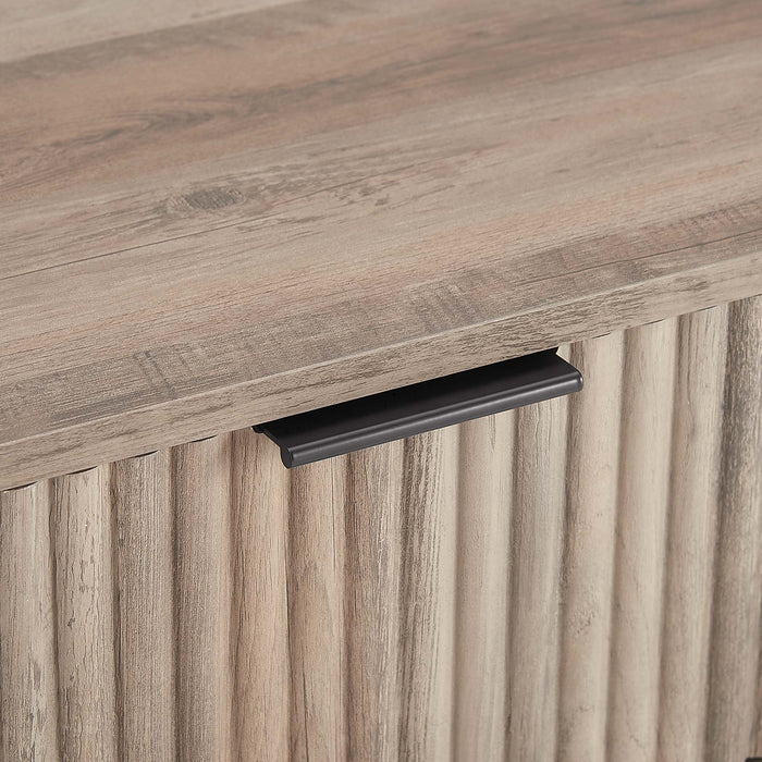 Manhattan Dumbo - Nightstand With Rustic Gray Frame