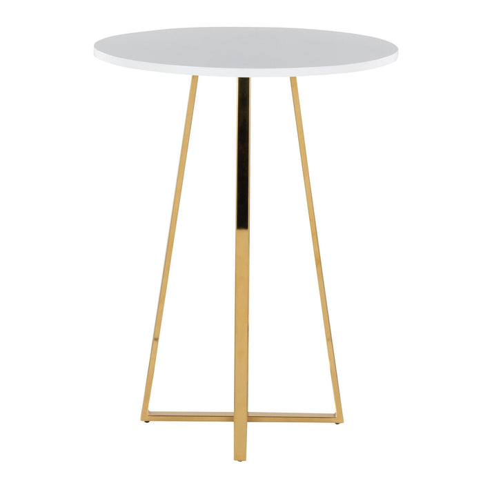 Cosmo - Counter Table - Gold Metal