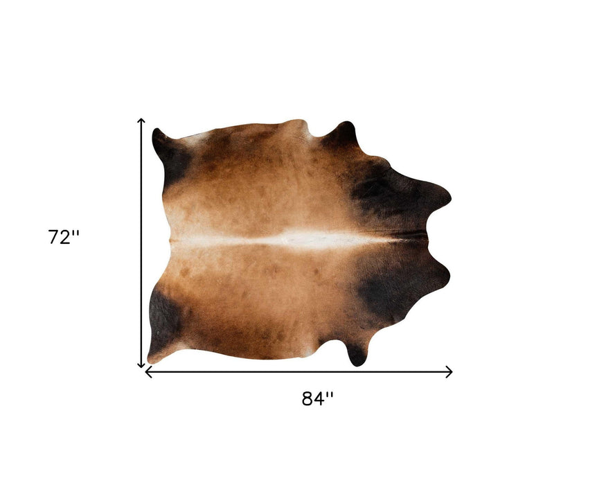 72" x 84" Cowhide Rug - Tan