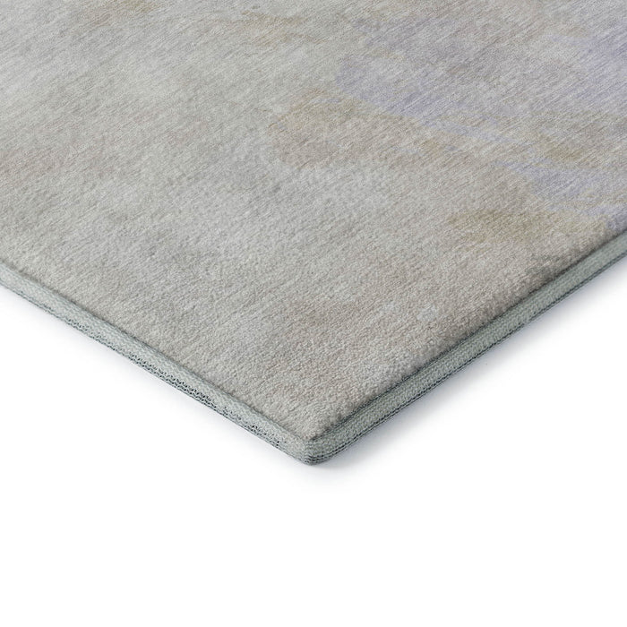 10' X 14' Abstract Washable Area Rug With UV Protection (696758) - Beige / Ivory