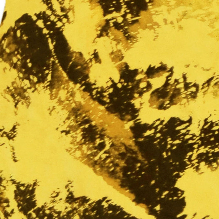 6' x 7' Cowhide Hand Knotted Area Rug - Yellow And Brown