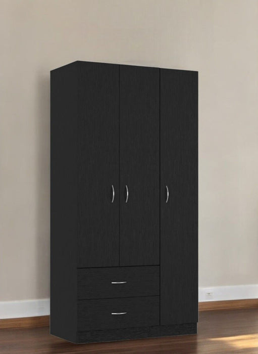 Combo Dresser 2 Drawer - Black