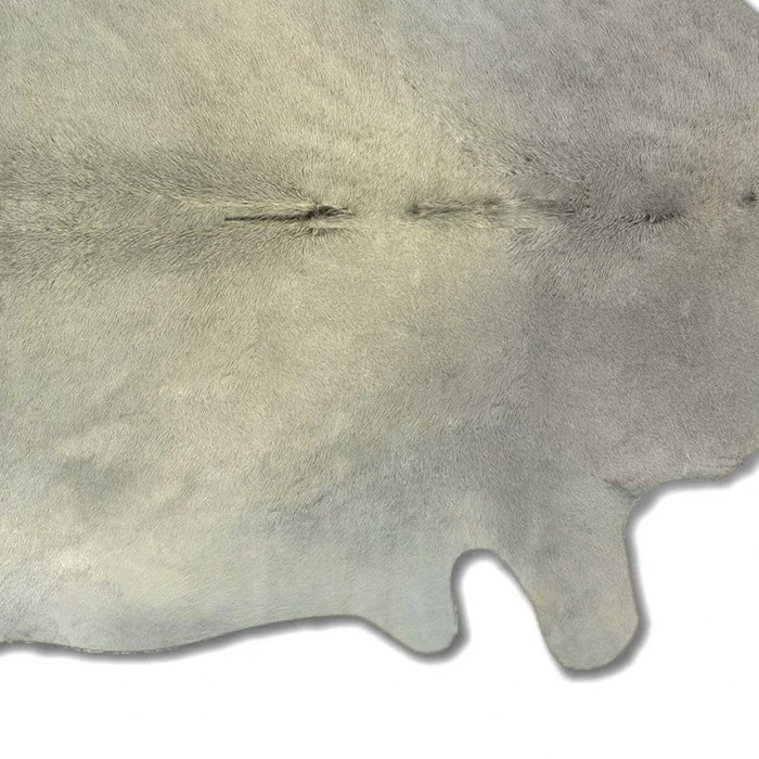 60" x 84" Gray Cowhide - Area Rug - Natural And Light