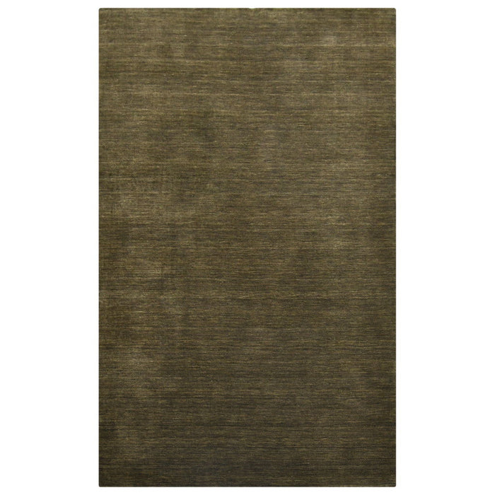 9' X 12' Wool Hand Woven Area Rug - Brown