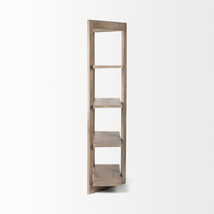 Four Tier Bookcase - Brown