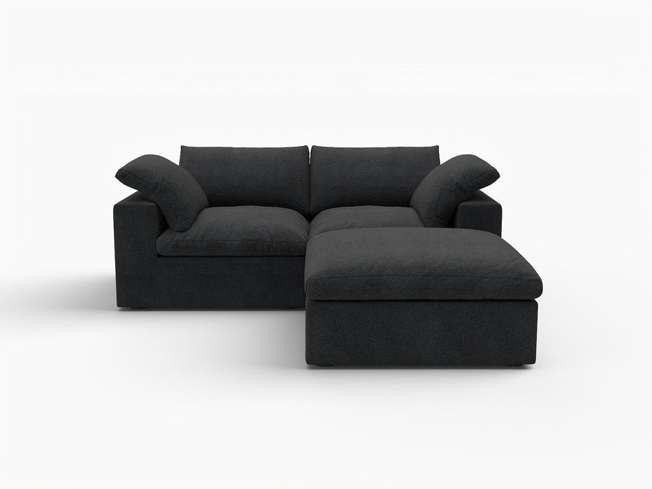 Blend Modular L Shaped Three Piece Corner Sectional - Light Gray