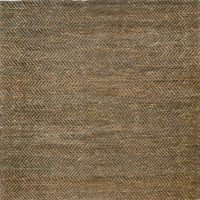 8' x 11' Hand Woven Area Rug - Brown And Gray