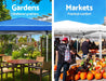 Giga 10'x20' portable pop-up canopy tent with foldable sides, carry bag, and four weight bags for outdoor parties and events.
