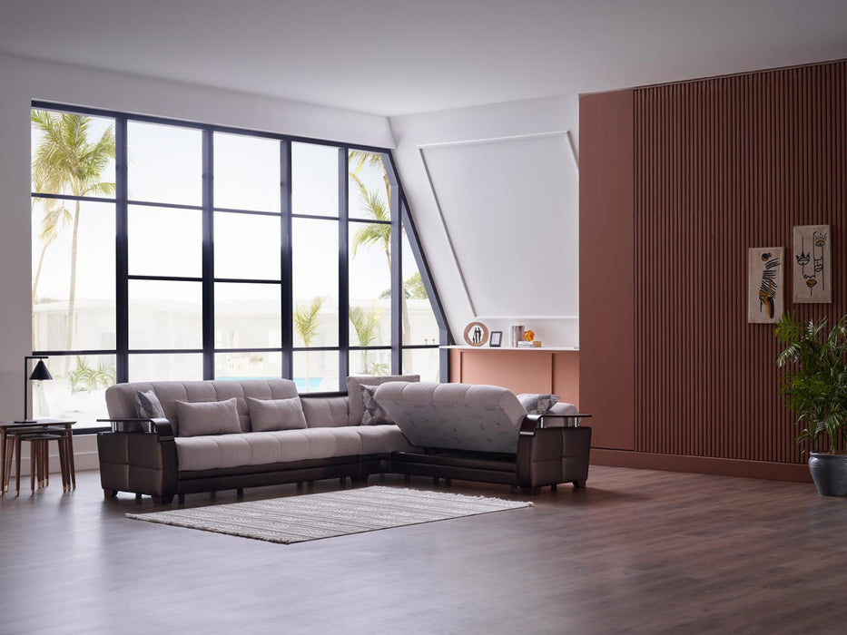 Bellona Natural Sectional 4 Pieces