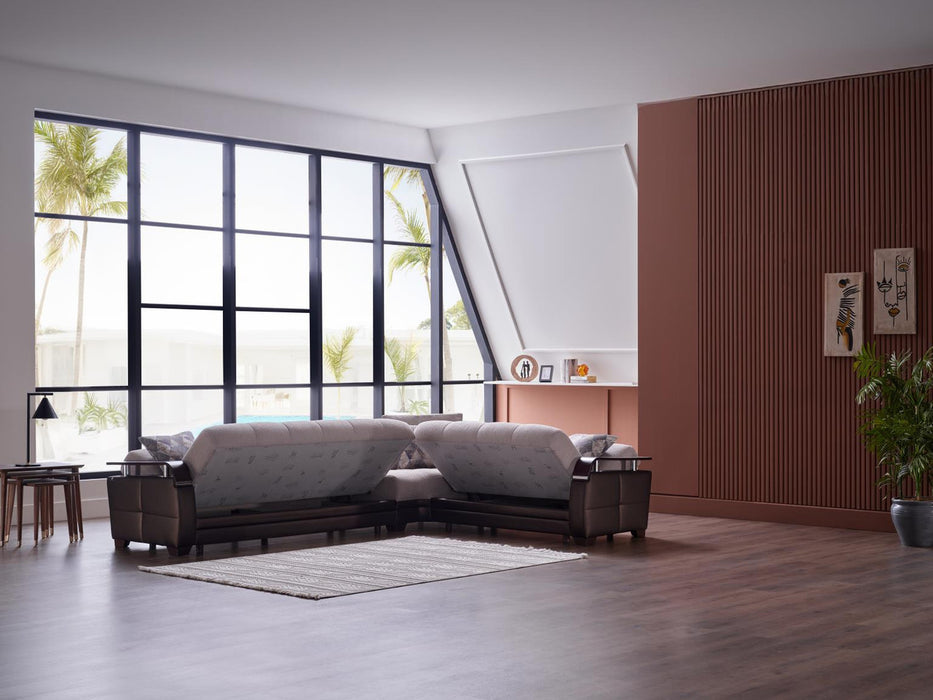 Bellona Natural Sectional 4 Pieces