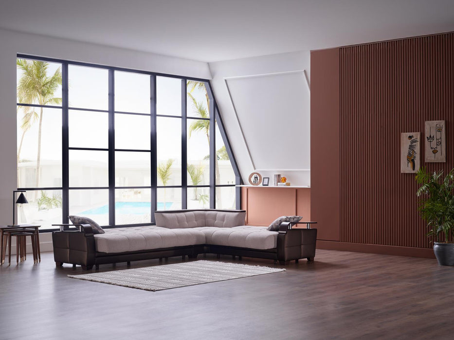 Bellona Natural Sectional 4 Pieces