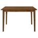 Robles 5-piece rectangular dining table set in chestnut wood with matching chairs, modern furniture by CoasterEveryday