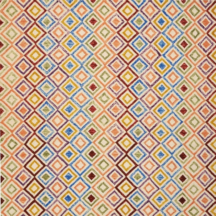8' X 11' Wool Geometric Hand Tufted Area Rug - Ivory