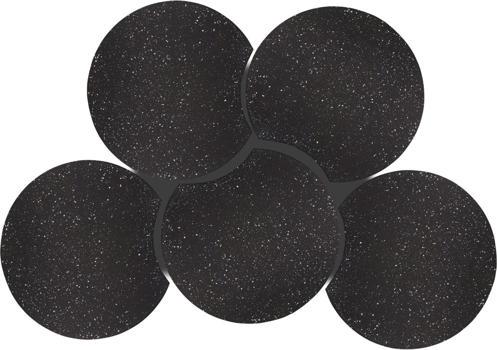 Dimple - 20" 5 Piece Modular Coffee Table - Terazzo Finish