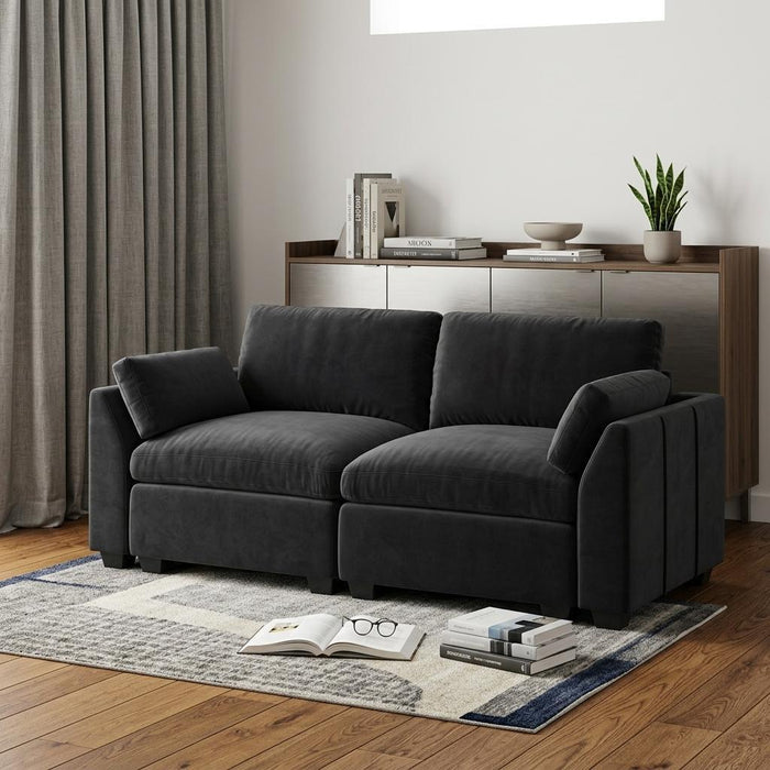 Modular Loveseat - Black