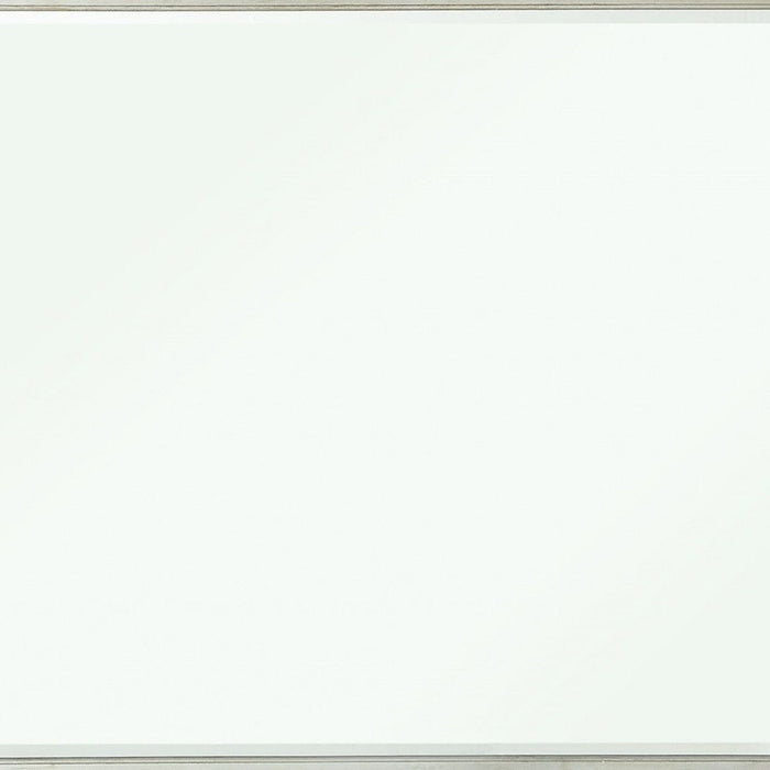 42" Framed Mounted Dresser Mirror - Silver