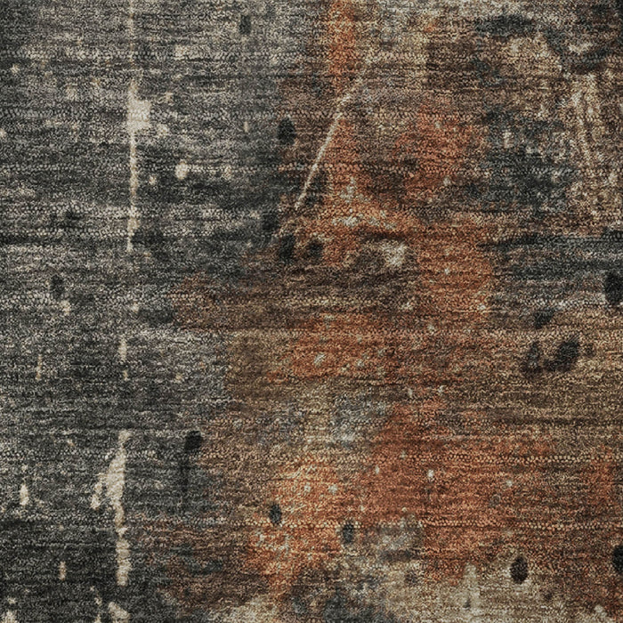 10' X 14' Abstract Washable Area Rug With UV Protection (705383) - Taupe / Gray / Beige
