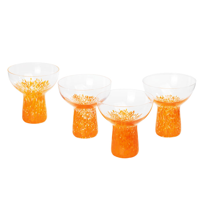 Dottie - Dots Handblown Cocktail Glass (Set of 4)