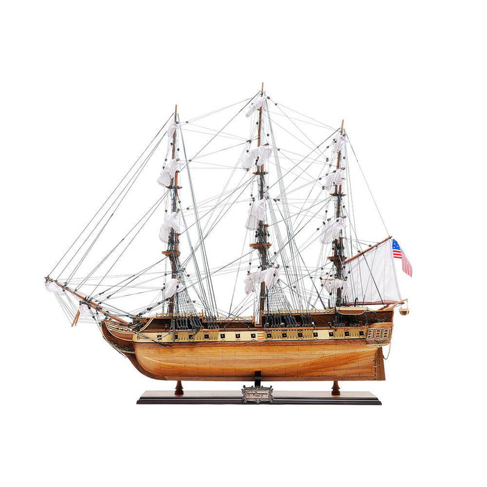 Hand Painted Model Boat (624627) - Light Brown