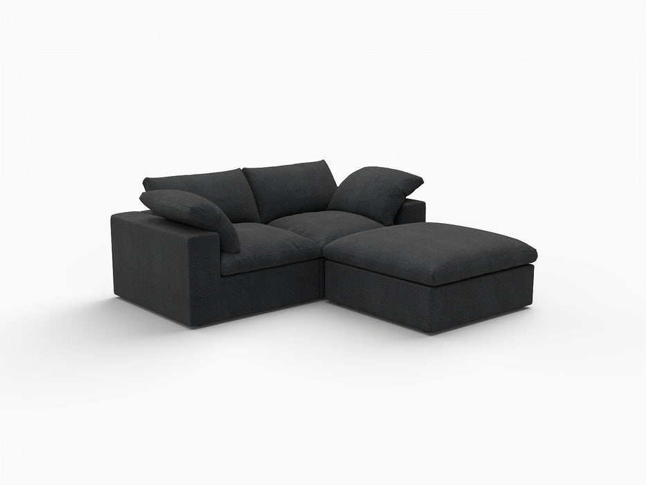 Blend Modular L Shaped Three Piece Corner Sectional - Light Gray