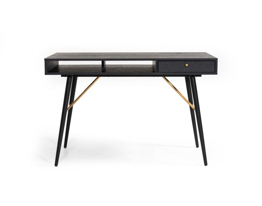 Writing Desk - Black And Gold