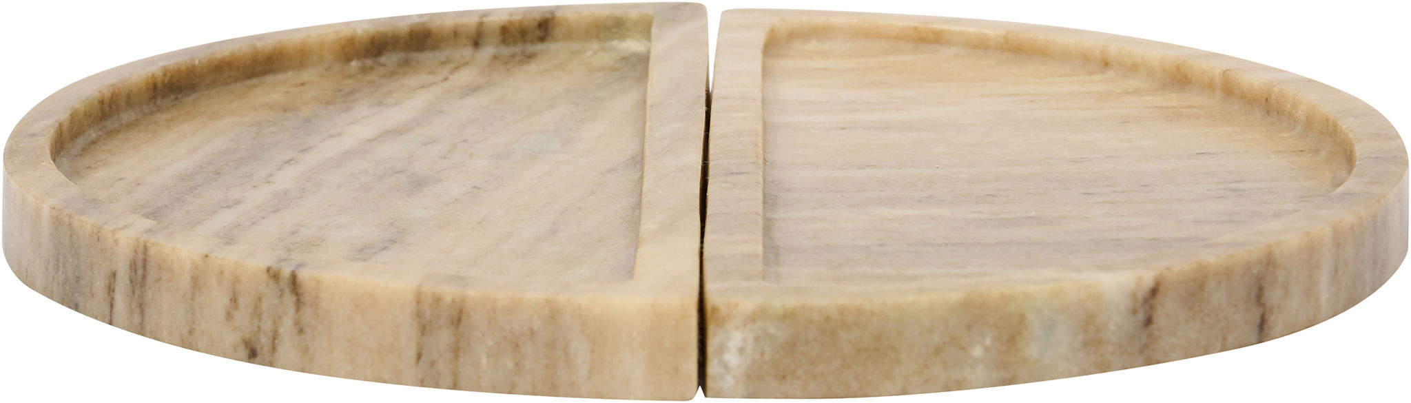 Marble tray by Meridian Furniture featuring a sleek, polished genuine marble surface with raised edges for elegant serving or decoration.