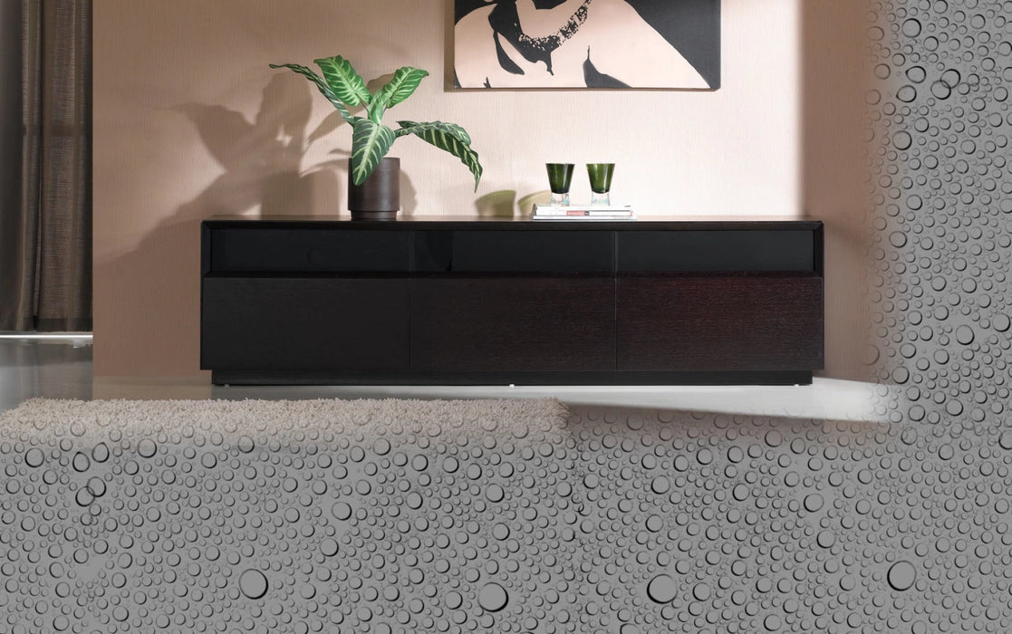 J & M Furniture W TV Stand 023 Black