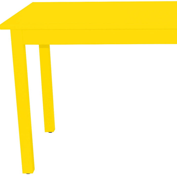 48" Solid Wood Dining Table - Yellow