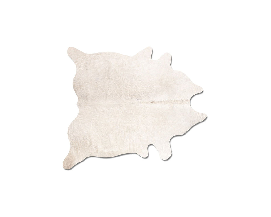 60" x 84" Cowhide Rug - Off White