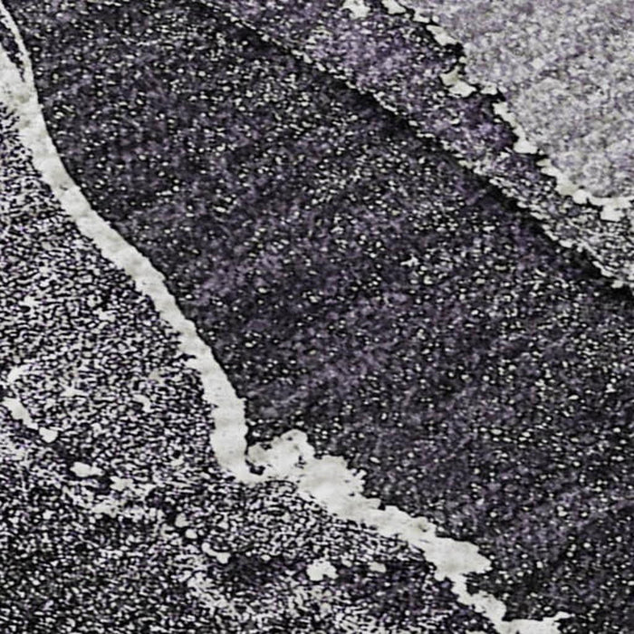 10' X 14' Abstract Washable Area Rug With UV Protection (646698) - Purple / Charcoal