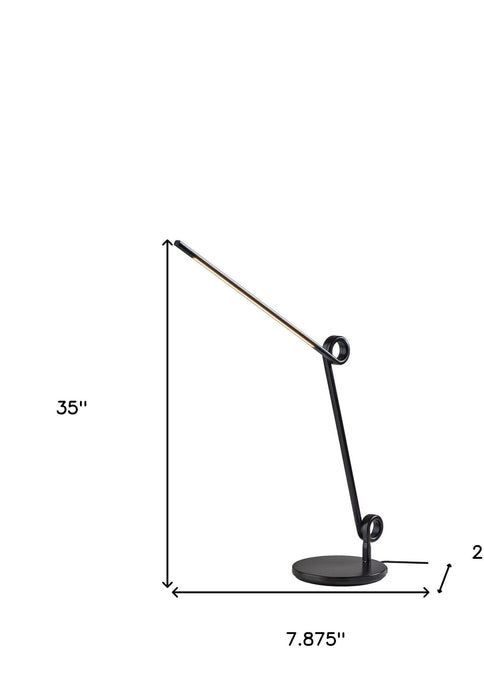 Metal Novelty Desk Lamp - Black