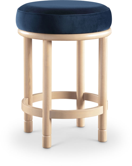 Monette - Counter Stool With Natural Base